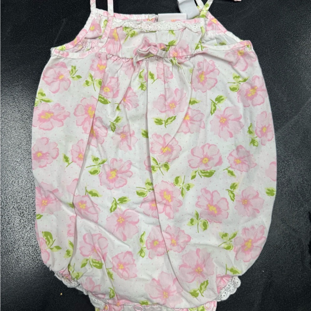 Piper & Posie Floral Bubble Romper